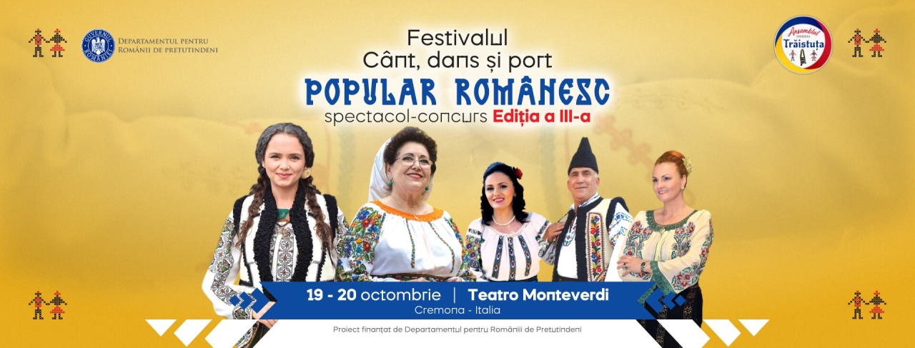 Festivalul  Cânt, dans și port  popular românesc  spectacol-concurs Ediția a III-a