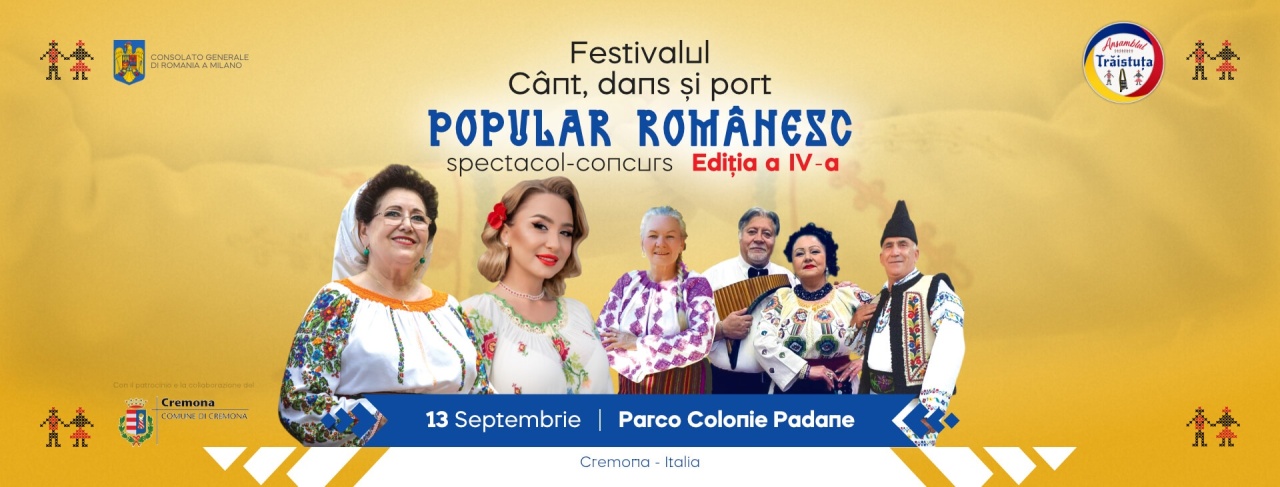 Festivalul  Cânt, dans și port  popular românesc  spectacol-concurs Ediția a IV-a