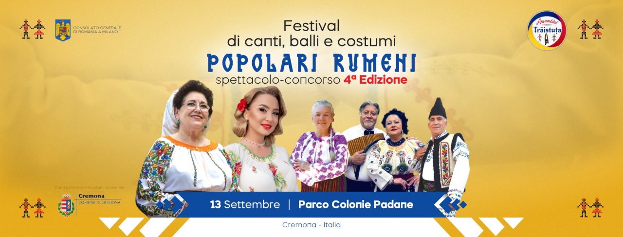 Festival  di canti, balli e costumi Popolari Rumeni spettacolo-concorso 4a Edizione