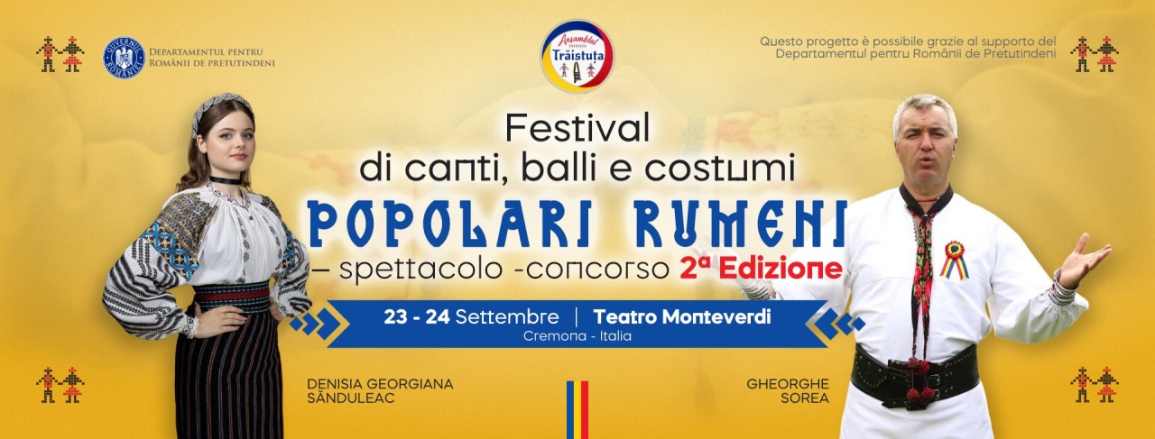 Festival  di canti, balli e costumi Popolari Rumeni -spettacolo -concorso Edizione 2